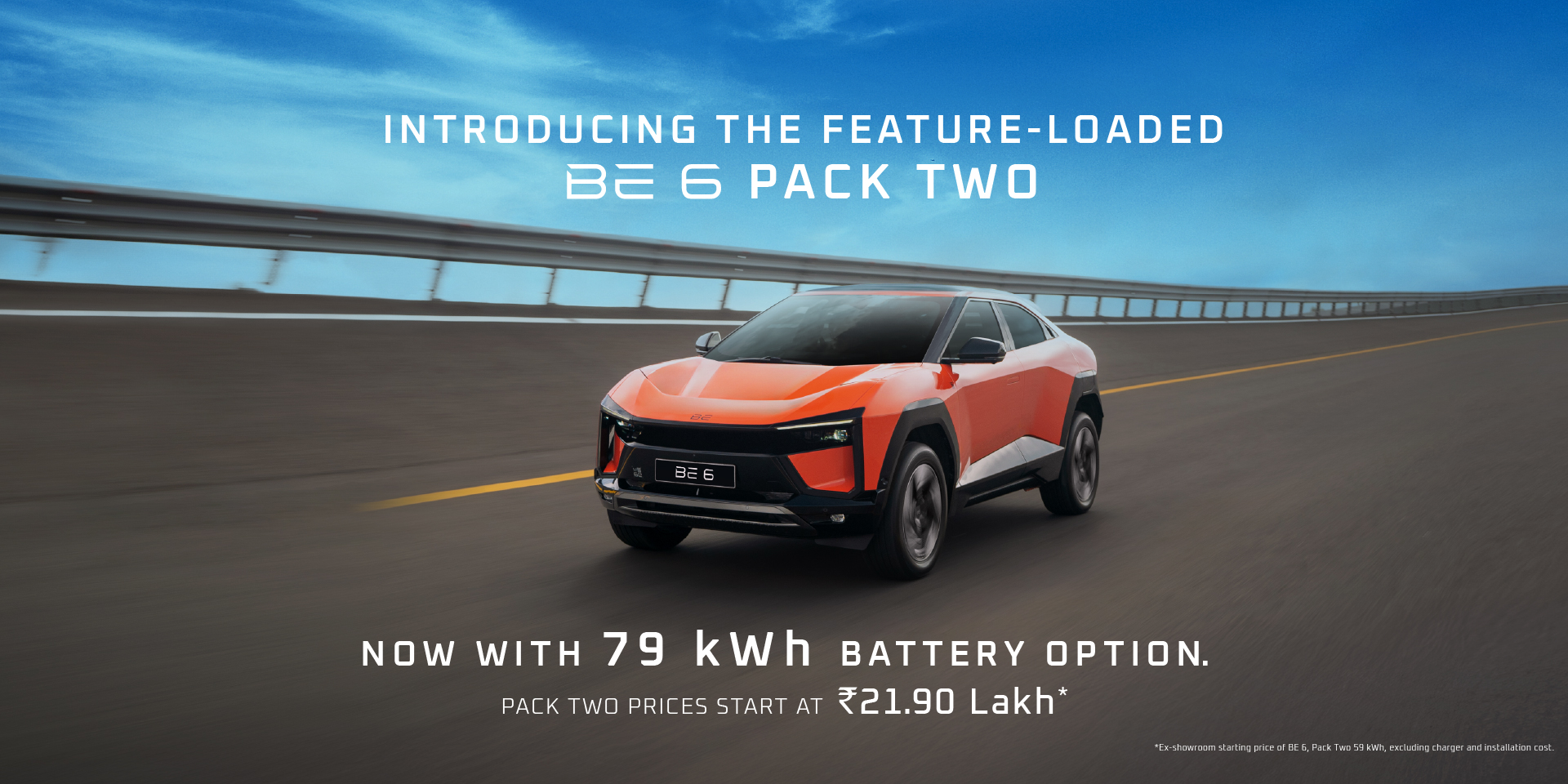 BE-6 PACK TWO 79 kWh Battery option