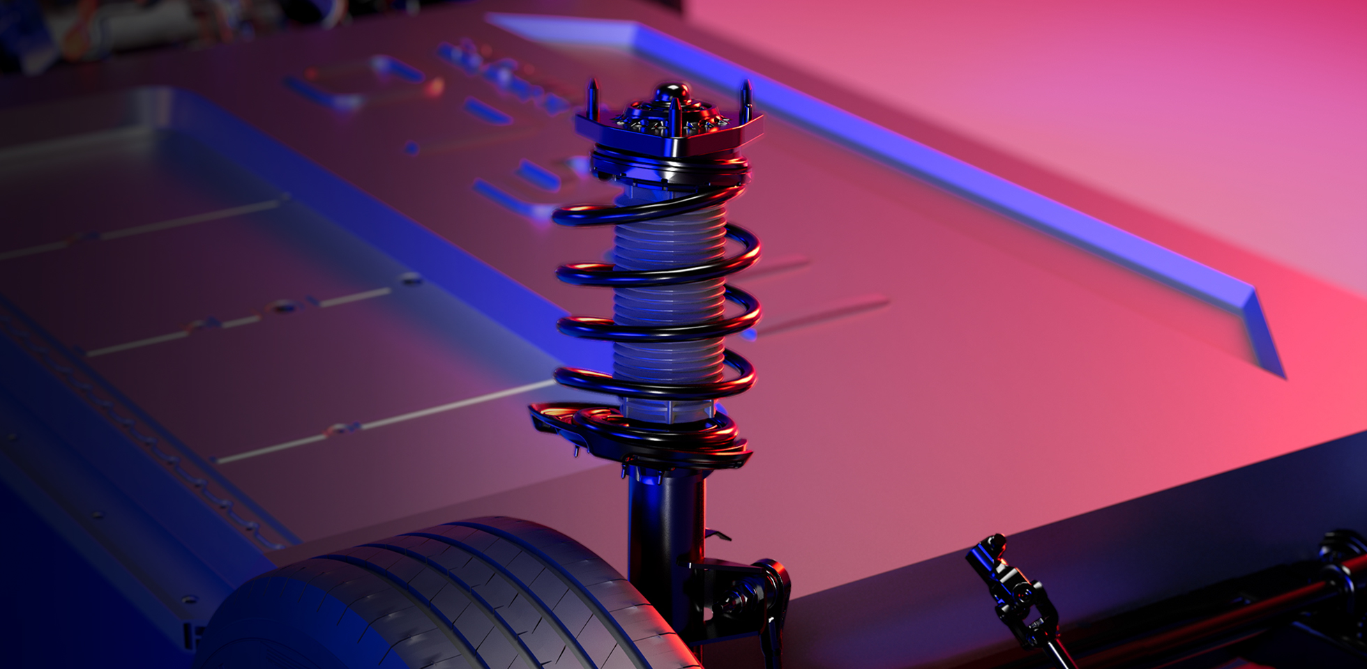 Mahindra Electric SUV Semi Active Dampers